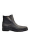 Leder Schwarz Herrenstiefel
