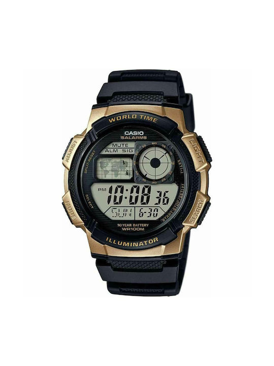 Casio Ψηφιακό Ρολόι Χρονογράφος Μπαταρίας με Μα...