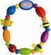 Nuby Hard Soft Teether Bug-a-Loop Teething Necklace made of Plastic for 3 m+ 1pcs