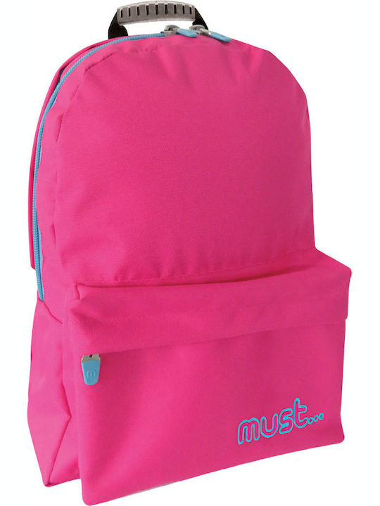 Must Luxury School Bag Backpack Junior High-High School in Fuchsia color