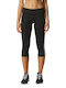 Adidas D2M 3-Stripes Women's Capri Training Legging Black
