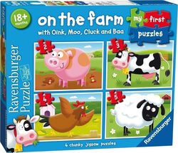 Kids Puzzle On the Farm for 1.5++ Years 14pcs Ravensburger