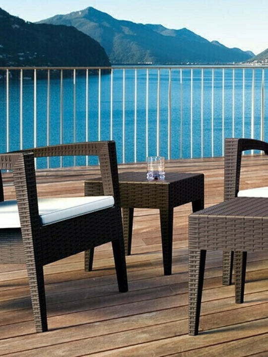 Miami Auxiliary Outdoor Free Standing Rattan Ta...