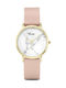 Cluse La Roche Petite Watch with Pink Leather Strap