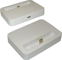 Volte-Tel Charging Stand and Cable Lightning in White color (42643)