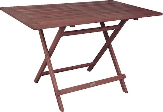 Τραπέζι Easy Πτυσσόμενο 120x70x72 Καφέ Τραπέζι Easy Πτυσσόμενο 120x70x72 Καφέ