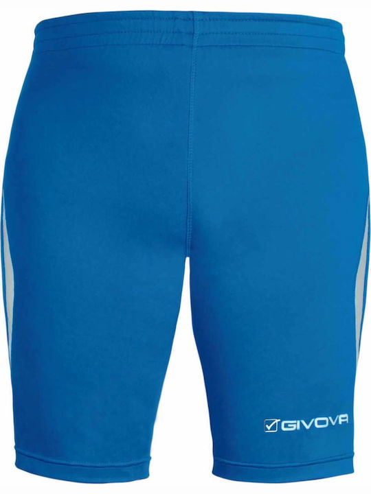 Givova Running Men's Sports Short Leggings Blue