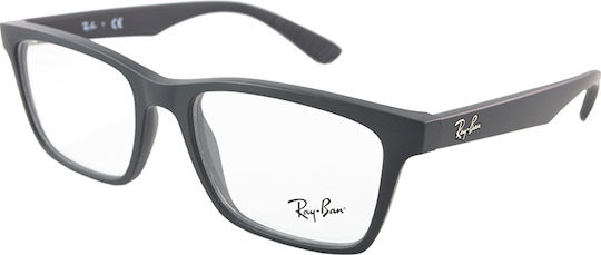 Ray Ban Kunststoff Brillenrahmen Schwarz RB7025 2077