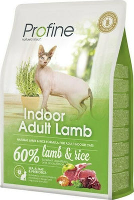 Profine Indoor Adult Trockenfutter für erwachsene Katzen mit Lamm 2kg