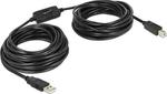 DeLock USB 2.0 Kabel USB-A-Stecker - USB-B-Stecker Schwarz 11m 82915