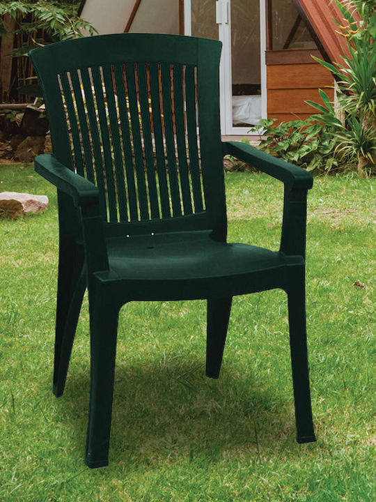 Outdoor-Stuhl Kunststoff Kleio Green 67x60x89εκ.
