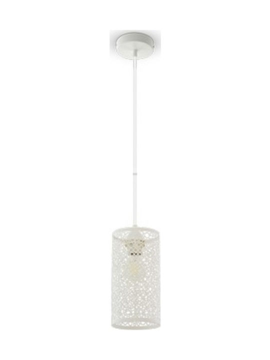 V-TAC Pendant Light Single-Light for Socket E27 White