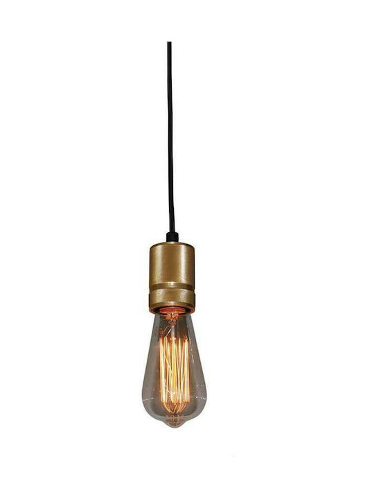 Home Lighting Pendant Light Suspension for Socket E27 Gold