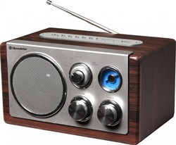 Roadstar HRA-1345 Retro Radio de masă Cu alimentare la rețea / baterie cu USB Maro