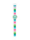 FlikFlak Stripy Dreams Kinder Analoguhr mit Stoffarmband Mehrfarbig