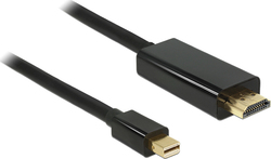 DeLock 83698 Mini DP De Sex Masculin - HDMI De Sex Masculin 1m