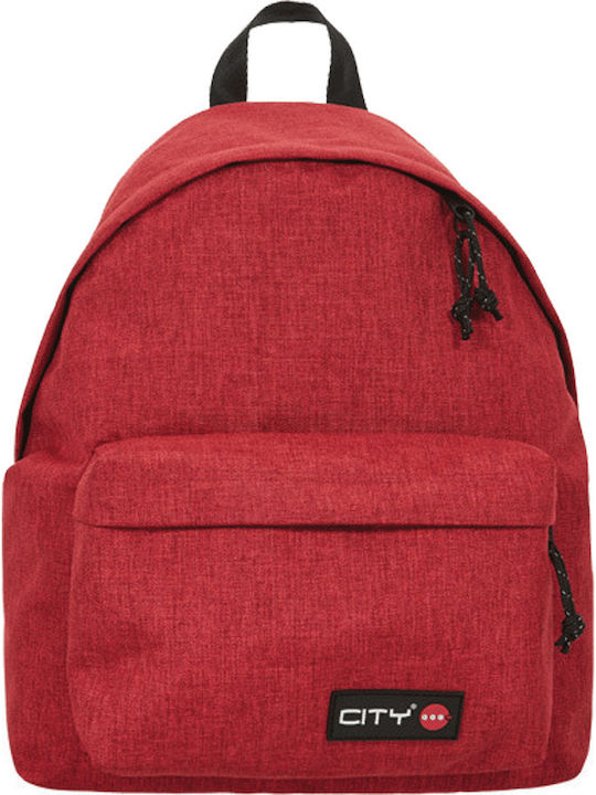 Lyc Sac City The Drop Melagne Red School Bag Ba...