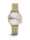 Komono Estelle Womens Watch 36mm Battery with Green Leather Strap