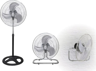 Life Grecale FS-300 221-0017 Pedestal Fan 3 in 1 50W Diameter 45cm