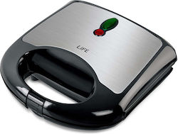 Life STG-001 700W για 2 Τοστ Inox Life STG-001 700W για 2 Τοστ Inox