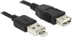 DeLock Regular USB to micro USB 1m Cable (83611) DeLock Regular USB to micro USB 1m Cable (83611)