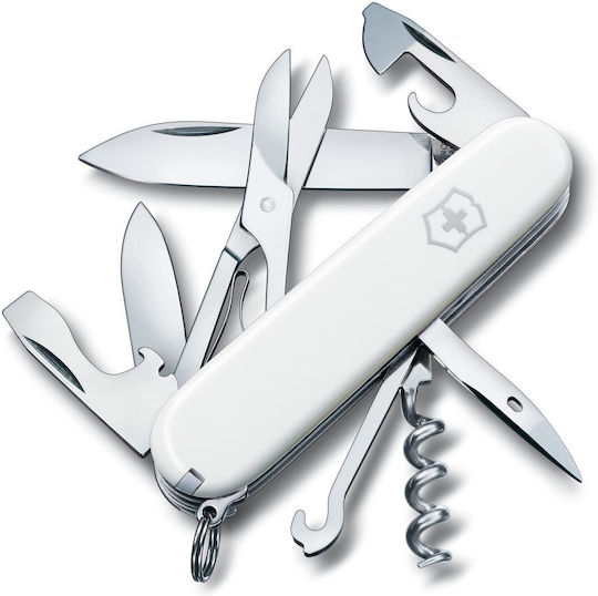 Victorinox Climber Schweizer Armee-Messer 14 Werkzeuge Weiß