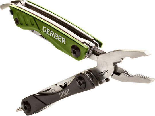 Gerber Dime Multi-tool Gray with Blade made of Stainless Steel