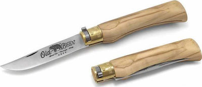 Antonini Old Bear Pocket Knife Beige with Blade made of Stainless Steel