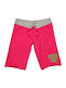 Body Action 031501 Fuchsia Women's Sporty Bermuda Shorts Pink