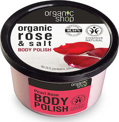 Organic Shop Scrub pentru corp Rose & Salt 250ml