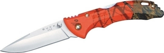 Buck Pocket Knife Orange with Blade made of Steel