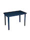 Τραπέζι Εξωτερικού Χώρου από Πολυπροπυλένιο Πάτμος Μπλε 110x70x74εκ.