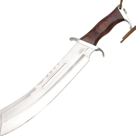 United Cutlery Hibben IV Combat Machete Ματσέτα Καφέ σε Δερμάτινη Θήκη