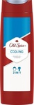 Old Spice Cooling Hair Shampoo 2 in 1 Shower Gel for Men for Body & Hair 400ml