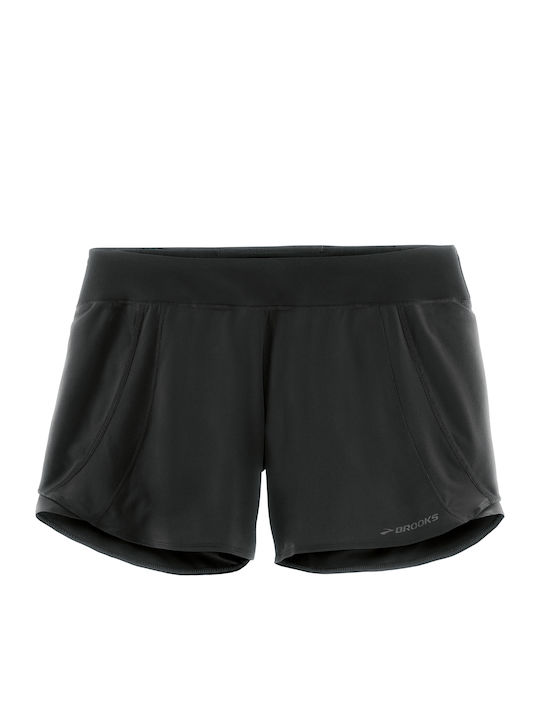 Brooks Chaser 5" Shorts Γυναικείο Σορτς Μαύρο
