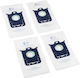 Vacuum Cleaner Bags 4pcs Compatible with Vacuum Cleaner Philips