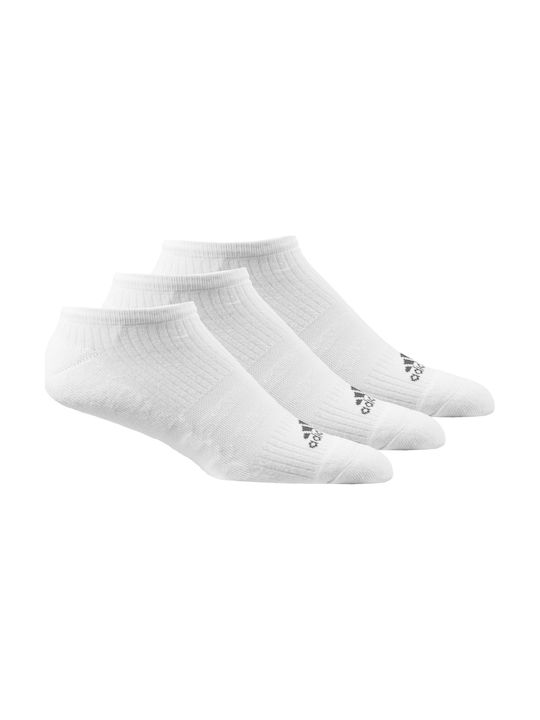 Adidas Training Performance Αθλητικές Κάλτσες Λευκές 3 Ζεύγη