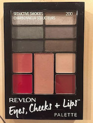 Revlon Eyes Cheeks & Lips Palette Make-up Seductive Smokies 200