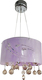 Keskor Pendant Light Purple with Crystals for 12 Bulbs G4 40x20cm