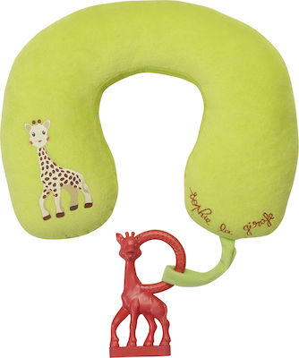 Sophie La Girafe Baby Travel Pillow Giraffe Green