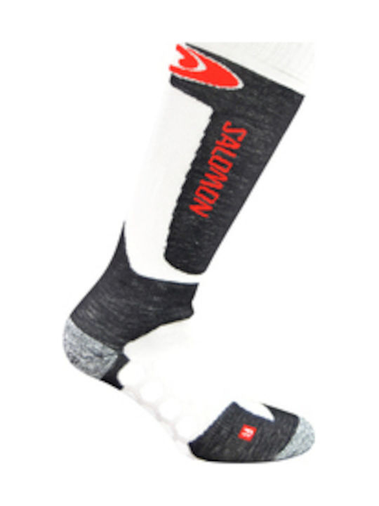 Salomon Racing Pro Cordura Trekking Κάλτσες Λευκές 1 Ζεύγος