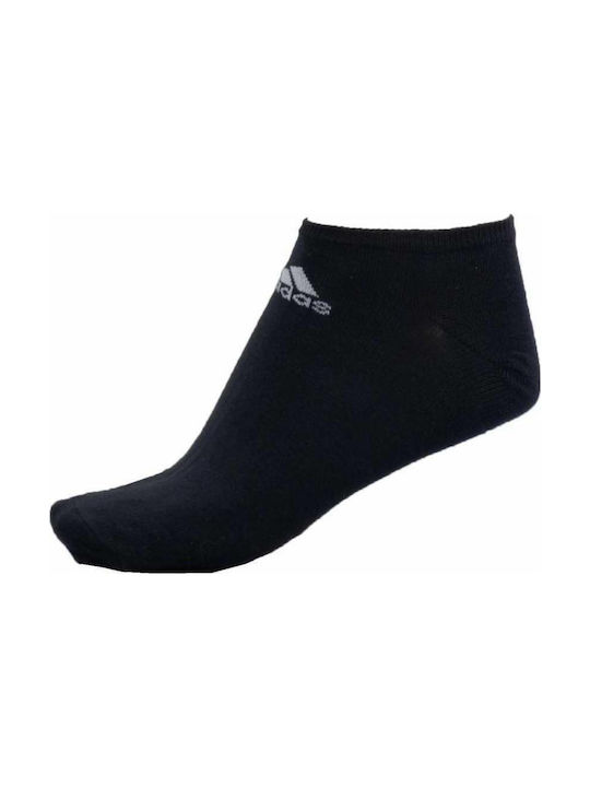 Adidas Thin Corporate Liner Αθλητικές Κάλτσες Μαύρες 3 Ζεύγη