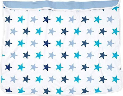 Dooky Stroller Blanket Stars Blue