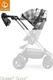 Stokke Ύφασμα Καροτσιού Γκρι