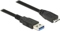 DeLock 85072 Regular USB 3.0 σε micro USB 1m Μαύρο