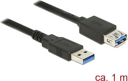 DeLock 1m USB 3.0 Cable A-Male to A-Female (85054)