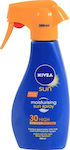 Nivea Sun Protect & Moisture Trigger Αντηλιακή Λοσιόν για το Σώμα SPF30 σε Spray 300ml