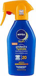 Nivea Sun Moisturising Trigger Waterproof Sunscreen Lotion for the Body SPF20 in Spray 300ml