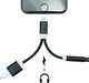 Forever Μετατροπέας Lightning male σε 3.5mm / Lightning female 1τμχ
