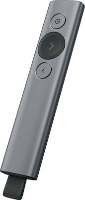 Logitech Presenter Spotlight Slate και Πλήκτρα Slideshow σε Γκρι Χρώμα